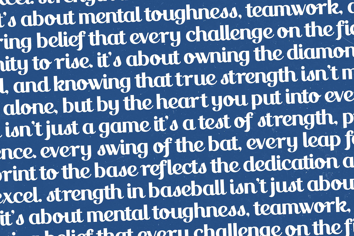 Victory Baseball Retro Sport Font, a Script Font by timelesstype.co (Photo 12 of 20)