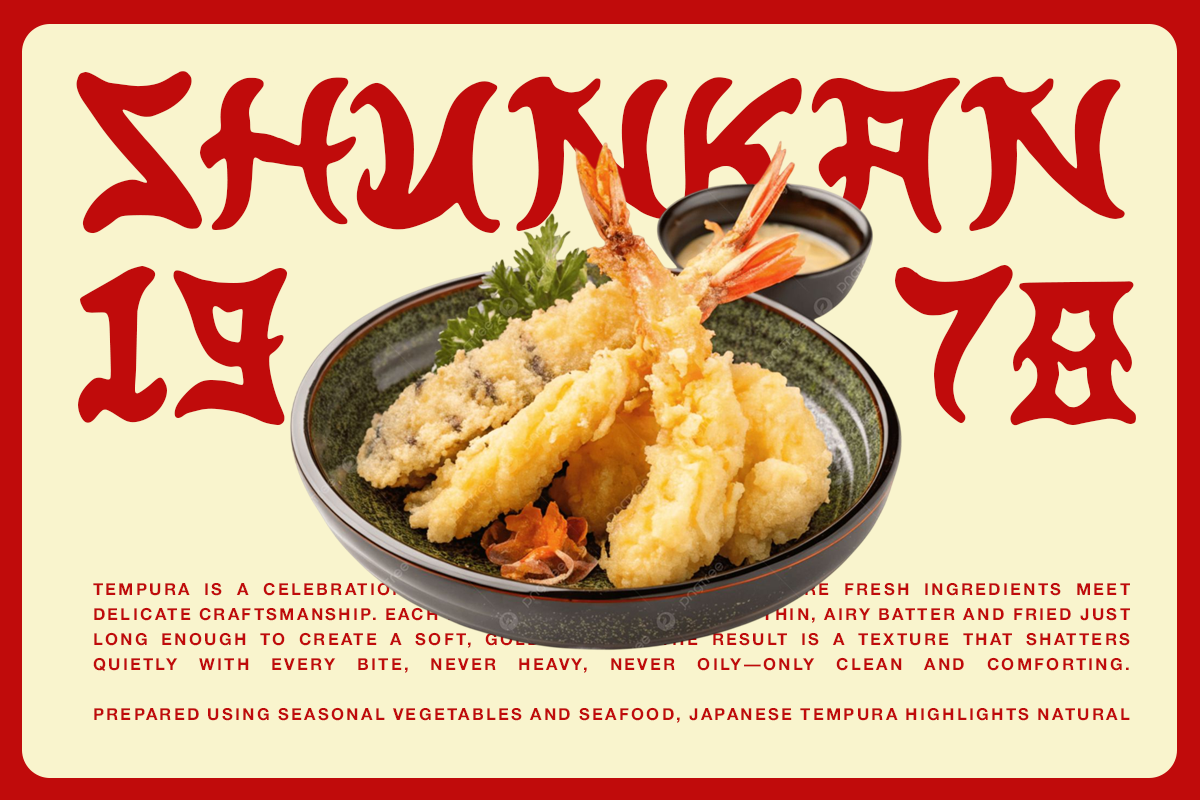 Hashira Senju - Japanese Food Font, a Handwritten Font by Pandeka Studio (Photo 7 of 9)