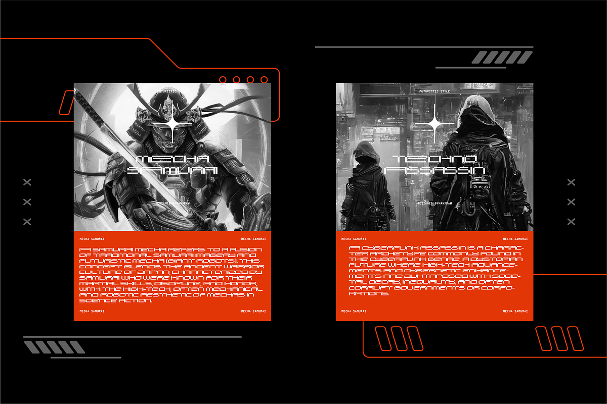 Exhociz - Futuristic Display Font, a Sans Serif Font by Typeagle (Photo 4 of 12)