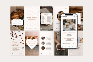 Coffee Shop Instagram Post Templates