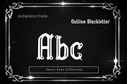 Outline Blackletter, a Font by Wow Magic (Thumbnail 2 of 3)