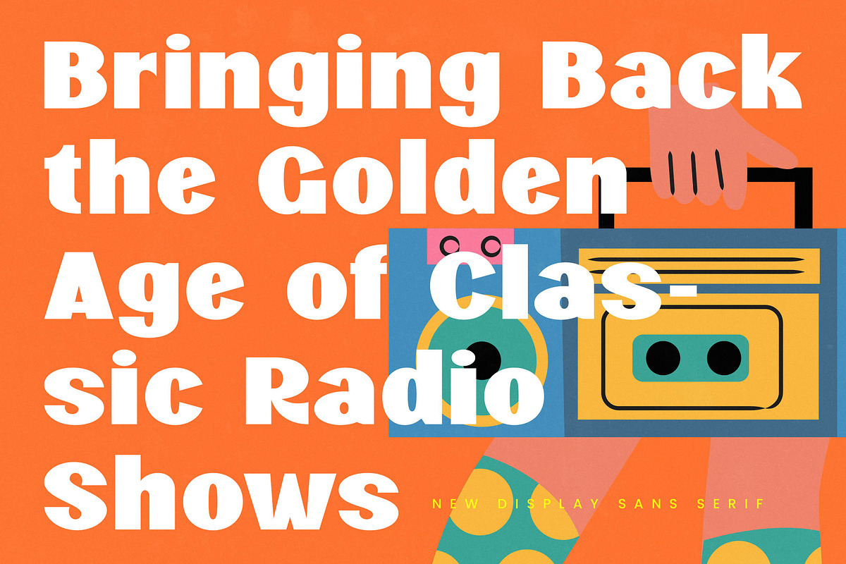 Vibes Radio - Bold Retro Display, a Serif Font by timelesstype.co (Photo 6 of 20)
