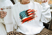 4th of July Brushstroke Sublimation, an Illustration by Sublimation Artist (Thumbnail 4 of 6)