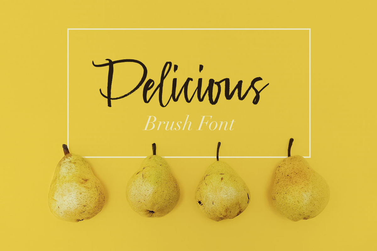 Delicious Brush Font