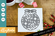 Christmas Mandala Bundle SVG Files, an Illustration by illuztrate (Thumbnail 3 of 12)