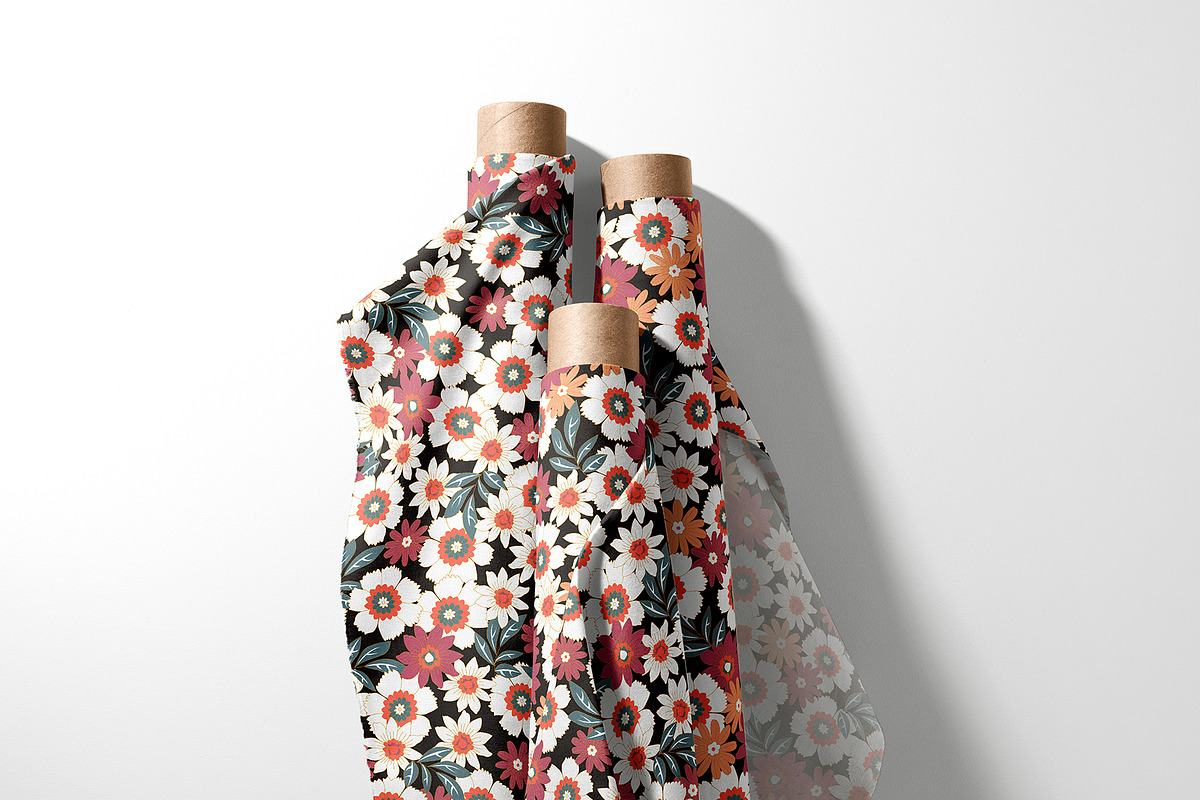Beautiful Summer Floral Pattern, a Pattern Graphic by StudioGlouna (Photo 2 of 9)