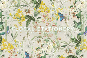 Floral Stationery