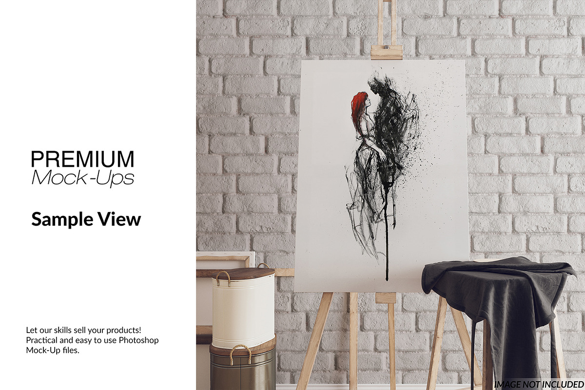 Canvas and Wallpaper Mockups, a Product Mockup by mock-ups (Photo 8 of 8)