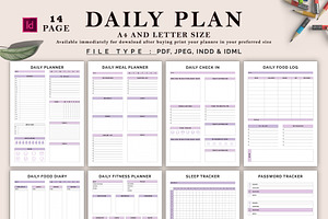 Digital Daily Planner Bundle