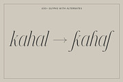 Felix - Condensed Display Serif Font, a Serif Font by Studio Aurora (Thumbnail 4 of 10)