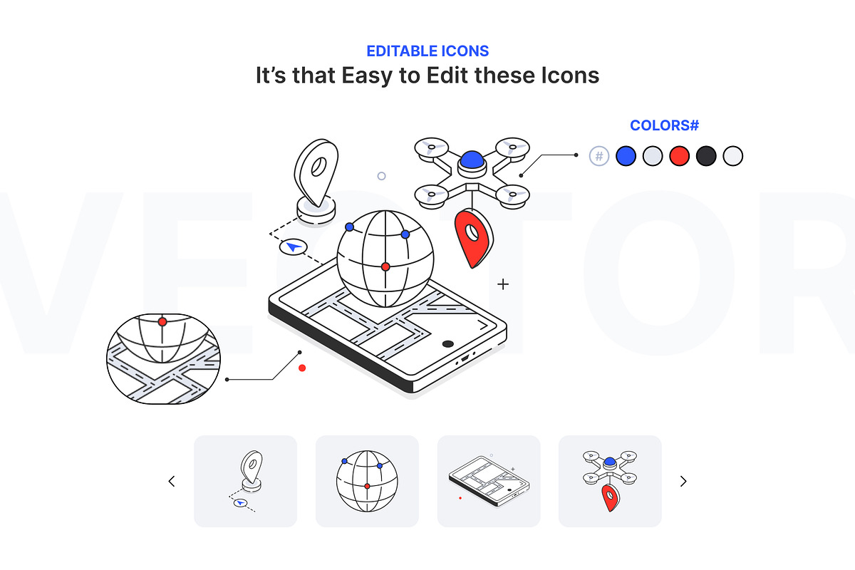 Isometric Engineering Icons, a Duotone Icon by Vectors Market (Photo 3 of 7)
