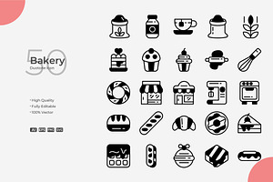 Bakery Duotone Icons, a Duotone Icon by Bloodline