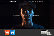 Creative - HTML Template, a Landing Page Template by earthquake (Thumbnail 2 of 7)