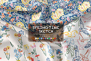 Springtime Sketches, a Pattern Graphic by MSNTY STUDIOX (Thumbnail 2 of 27)