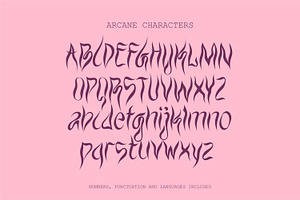 Arcane - Witchcore Mystical Font