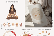 Woman cycle collection, a Healthcare Illustration by Alisovna (Thumbnail 7 of 10)