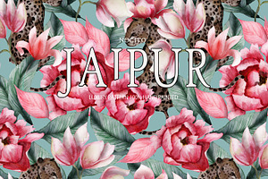 Jaipur, Luxury Animal Pattern