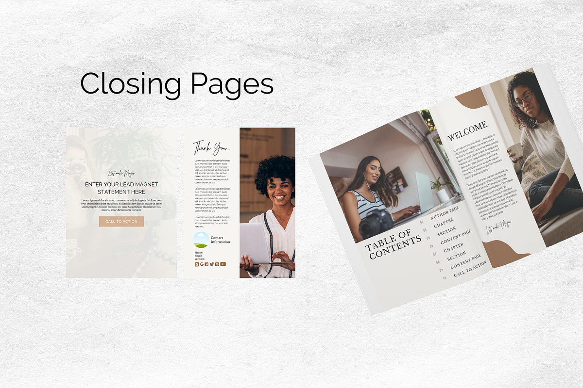 Lead Magnet Workbook eBook Template