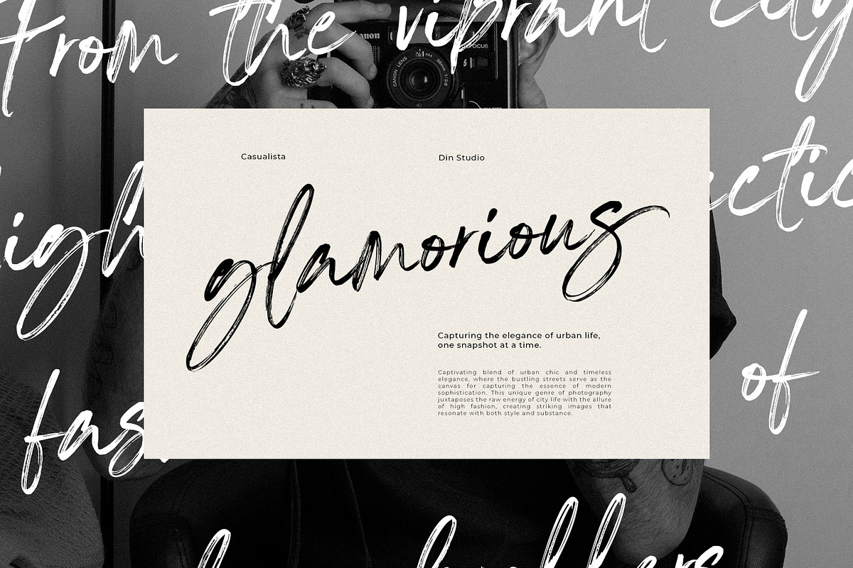 Casualista, a Script Font by din-studio.com (Photo 2 of 11)