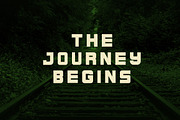 Railcar Display Typeface - %50 OFF, a Sans Serif Font by Tyler.nu Design Studio (Thumbnail 3 of 3)