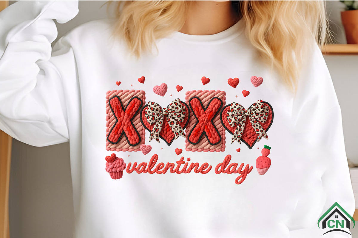 Faux Yarn Coquette Valentine's Day, an Illustration by Craft Nest (Photo 2 of 7)