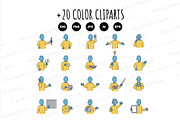 Guide Character Poses, an Education Illustration by Palau (Thumbnail 7 of 9)