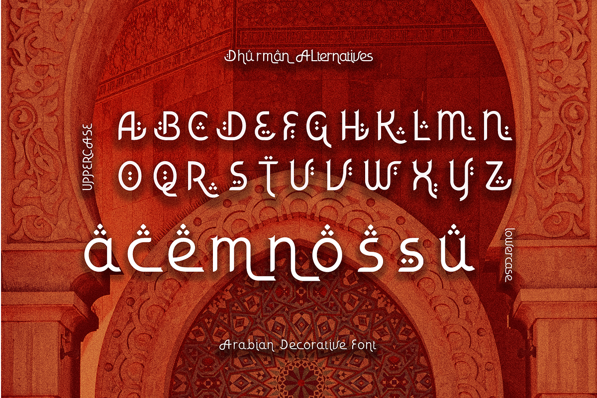 CF Dhurman - Arabic Decorative Serif, a Sans Serif Font by Indotype Foundry (Photo 3 of 10)