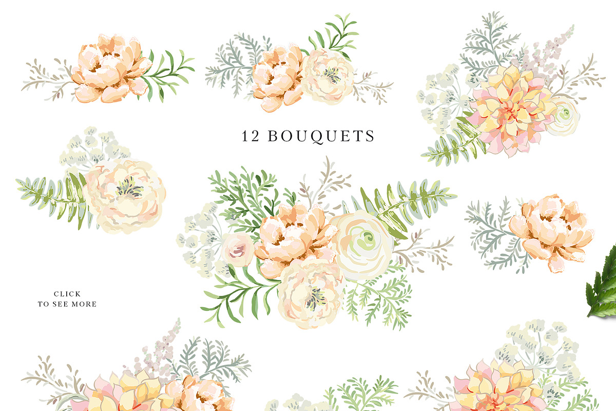 Forest Green & Blush Pink, an Object Illustration by OJardin (Photo 2 of 9)