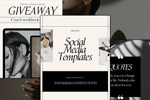 Instagram Templates Black Luxe Coach