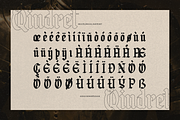 Qindret | Blackletter Typeface, a Blackletter Font by Denustudios (Thumbnail 12 of 12)