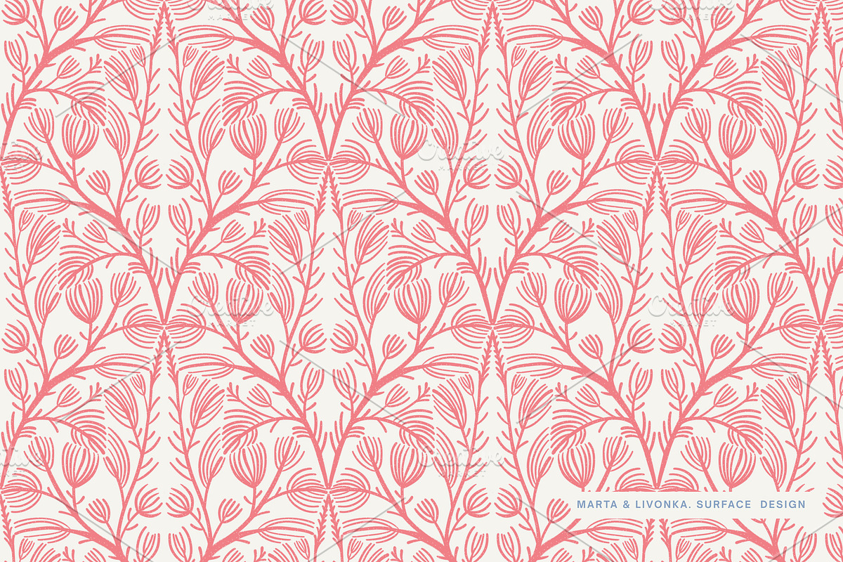 Modern Seamless Patterns Bandle, a Pattern Graphic by Marta & Livonka (Photo 13 of 16)