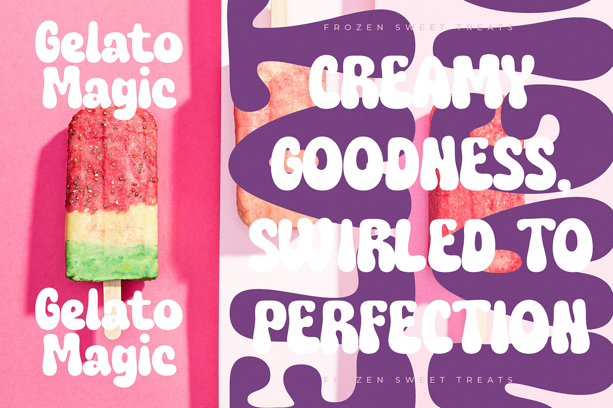 Fruity Candy Groovy Display Font, a Serif Font by timelesstype.co (Photo 13 of 20)