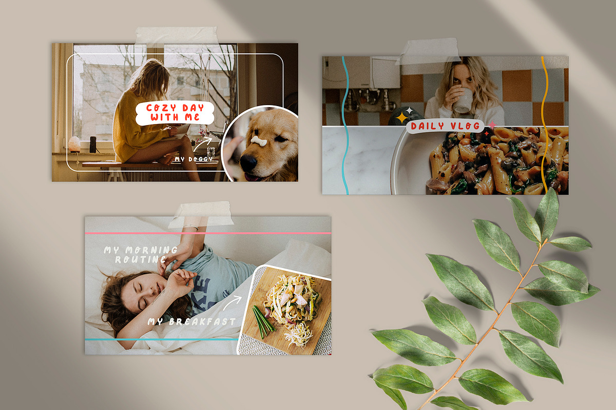 Lifestyle Youtube Thumbnails, a Social Media Template by Nonceni (Photo 4 of 7)