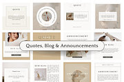 Minimalist Instagram Canva Templates, a Social Media Template by Saga Design Studio (Thumbnail 5 of 8)