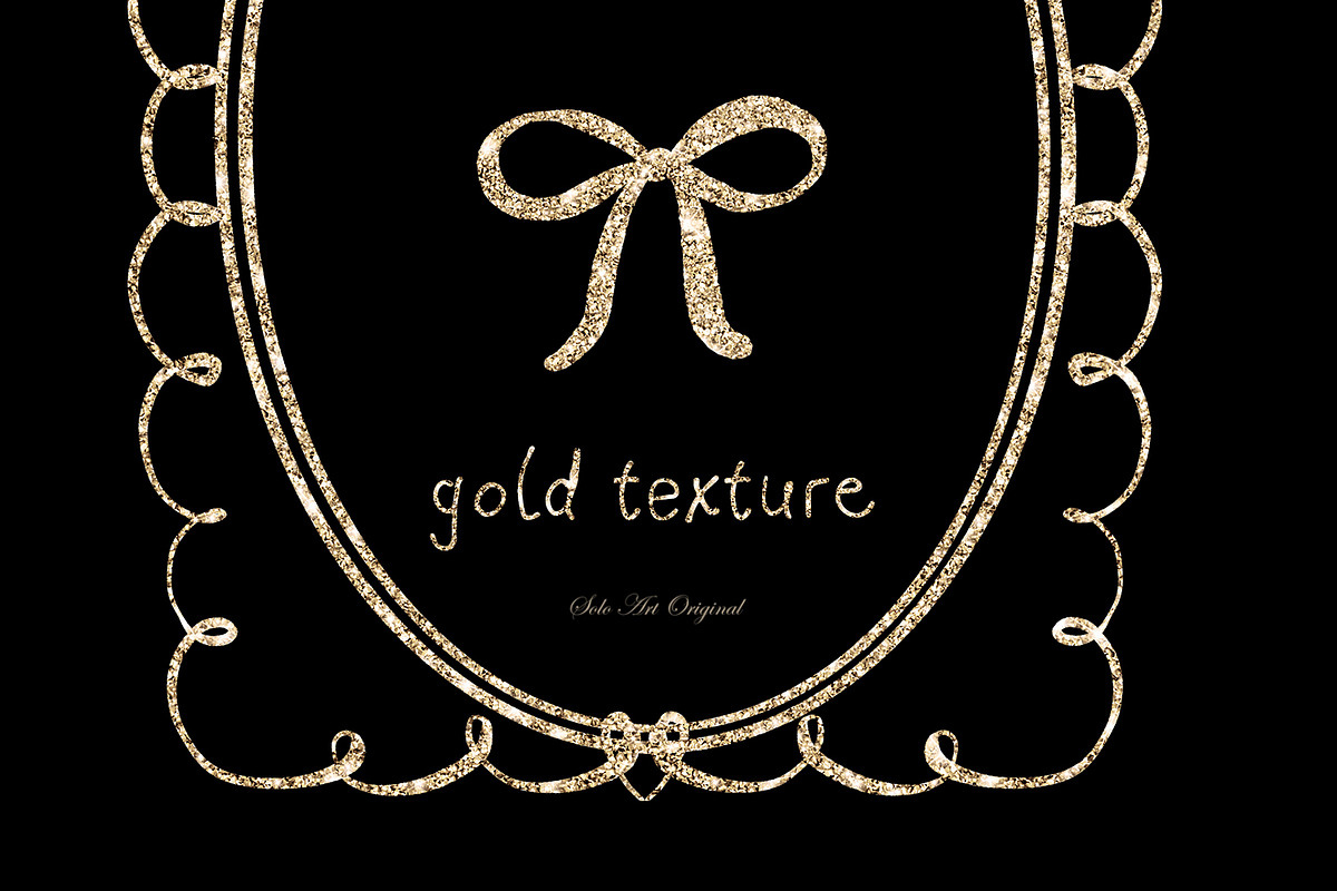 Whimsical Gold Frames Hand drawn, a Graphic by Solo Art Original (Photo 12 of 14)