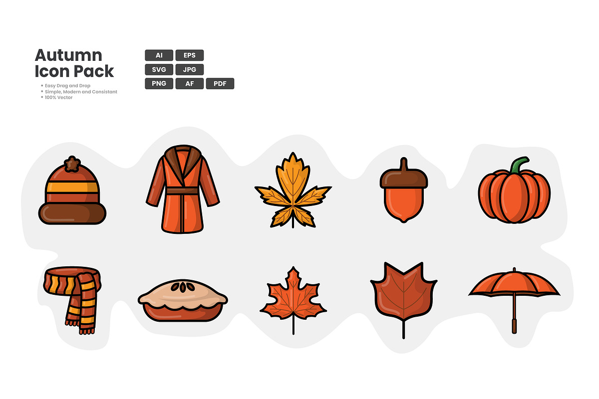 Autumn Icon Pack, a Duotone Icon by erifqizeicon (Photo 3 of 3)
