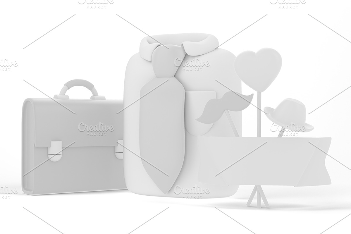 Father's Day Work Mockup, an Advertising Mockup by Qaleb Studio (Photo 2 of 2)