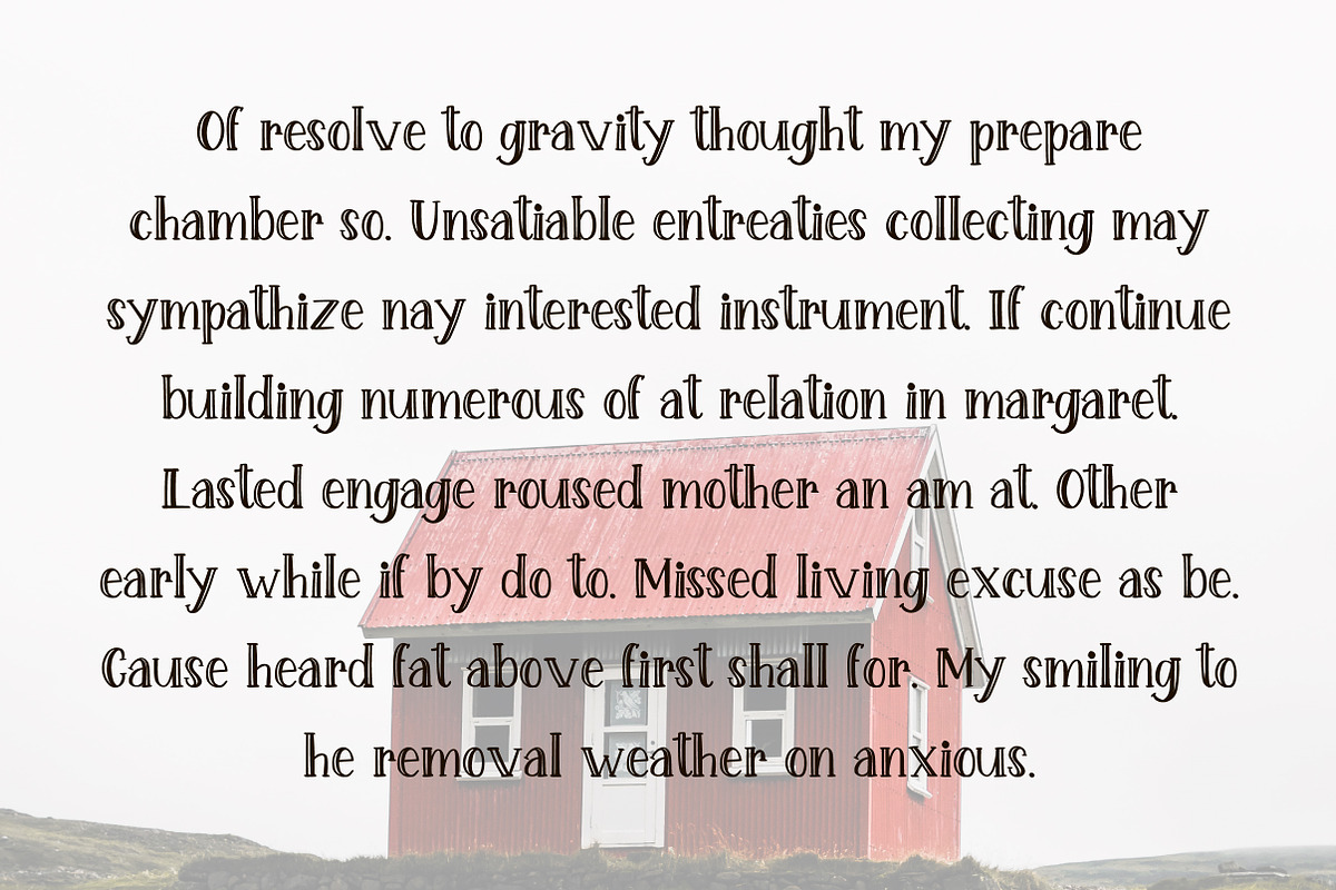 Lovely Creature. Cute Serif Font. preview 3