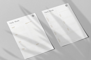 Meal & Grocery Planner Templates