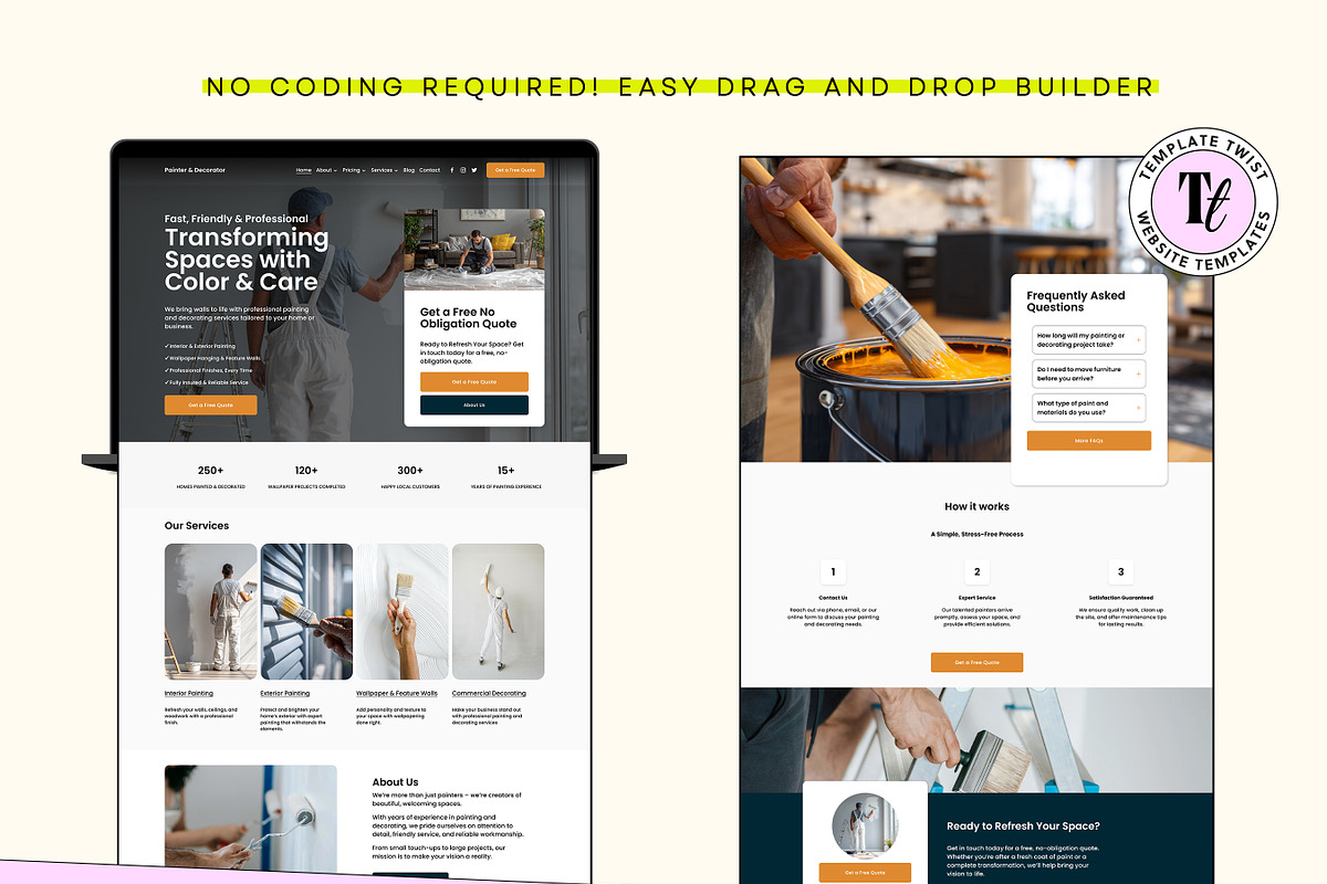 Painter and Decorator Website preview 7