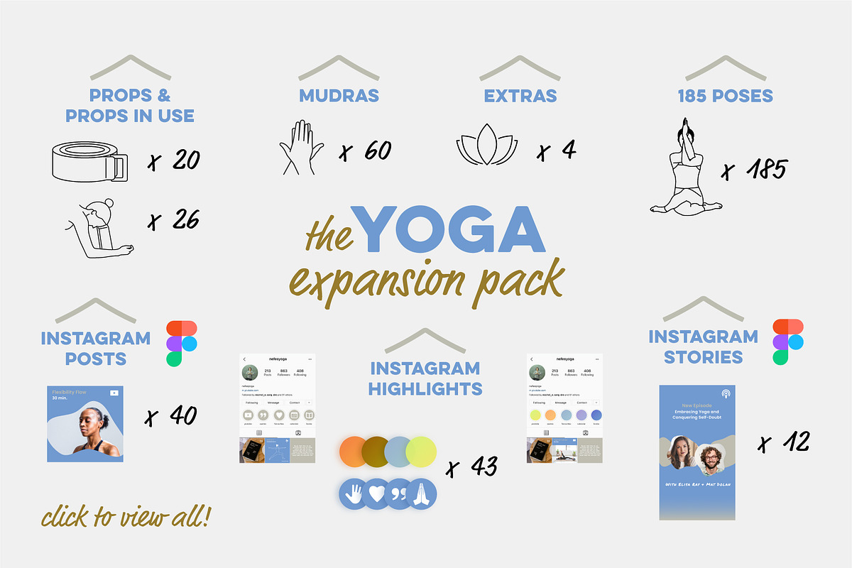 The Yoga Expansion Pack, a Social Media Template by pkahraman (Photo 1 of 23)