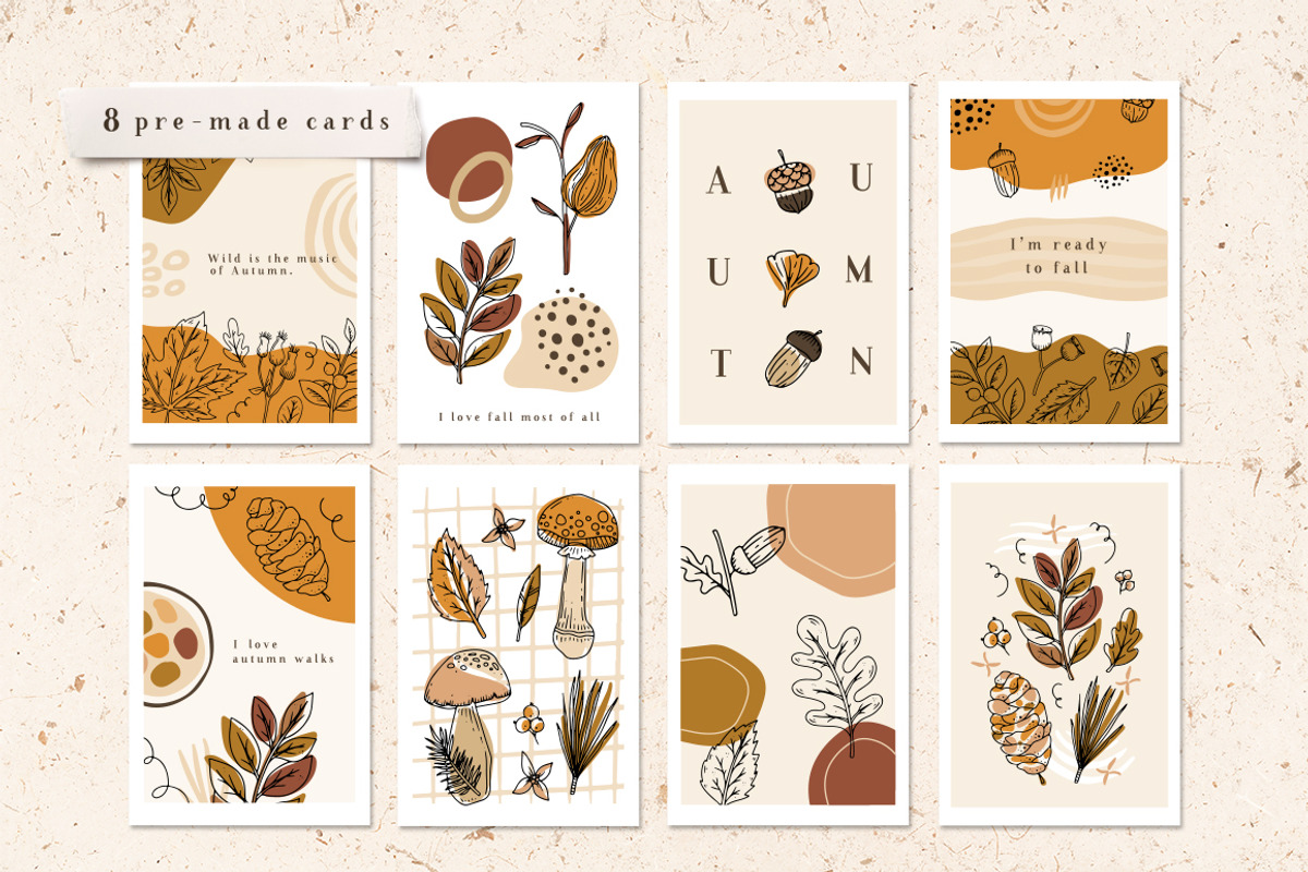 Autumn abstract collection, an Object Graphic by DariSmartArt (Photo 9 of 16)