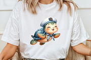 Sailor Clipart, Baby Nautical PNG, an Illustration by Pixels.Craft (Thumbnail 6 of 7)