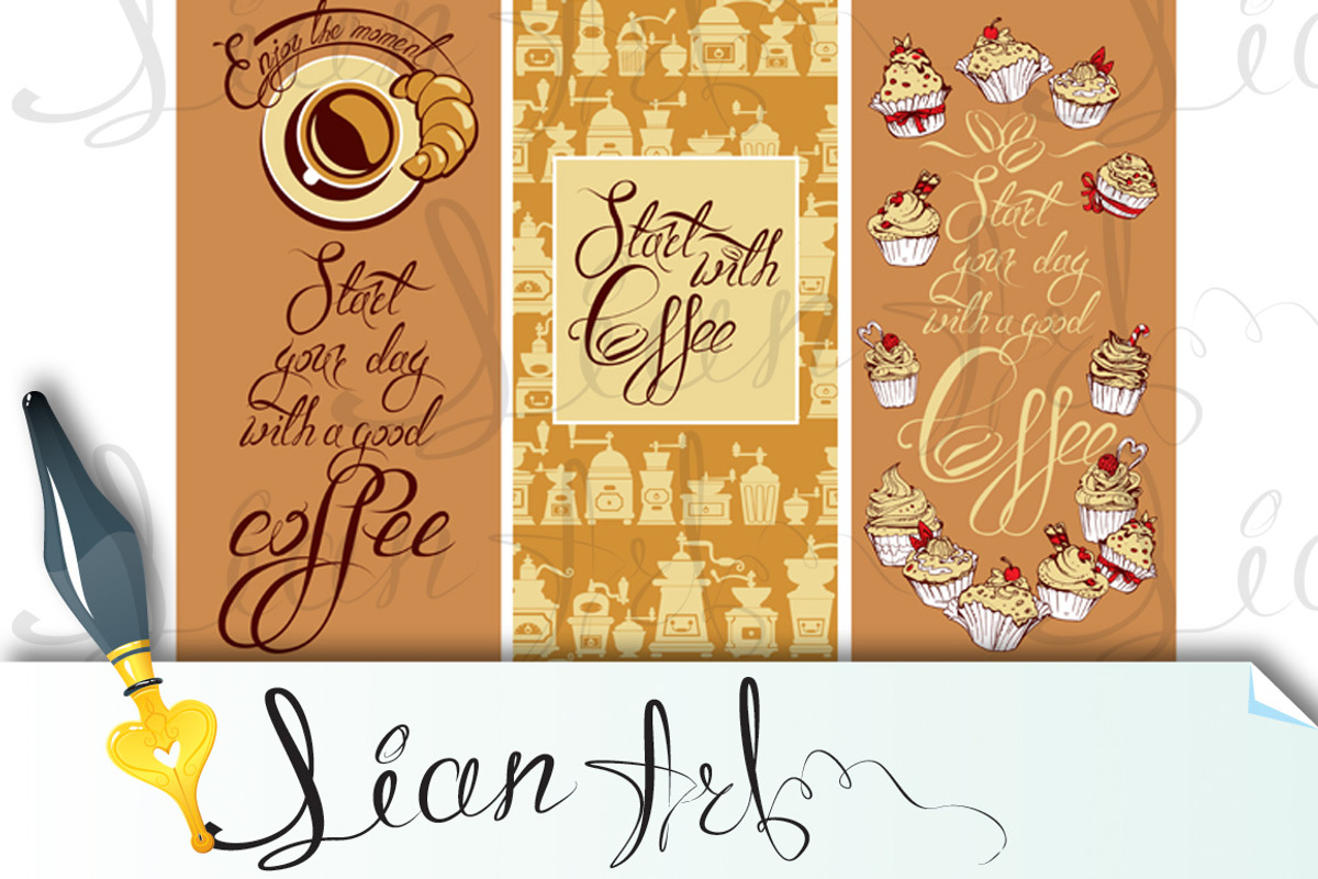Start your day with a good coffee, a Flyer Template by Lian-art