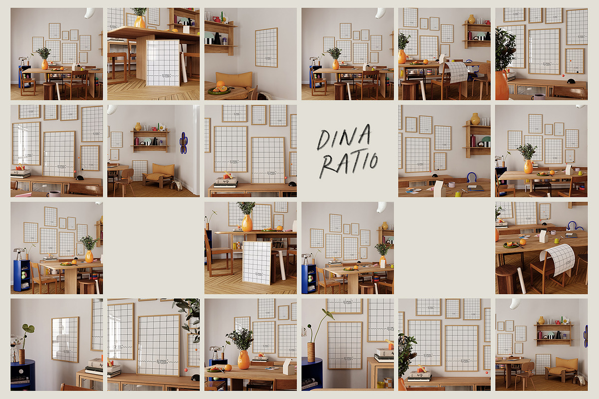 VIVID TABLEAUX | art frame mockup, a Household Mockup by Stykke Studio (Photo 5 of 12)