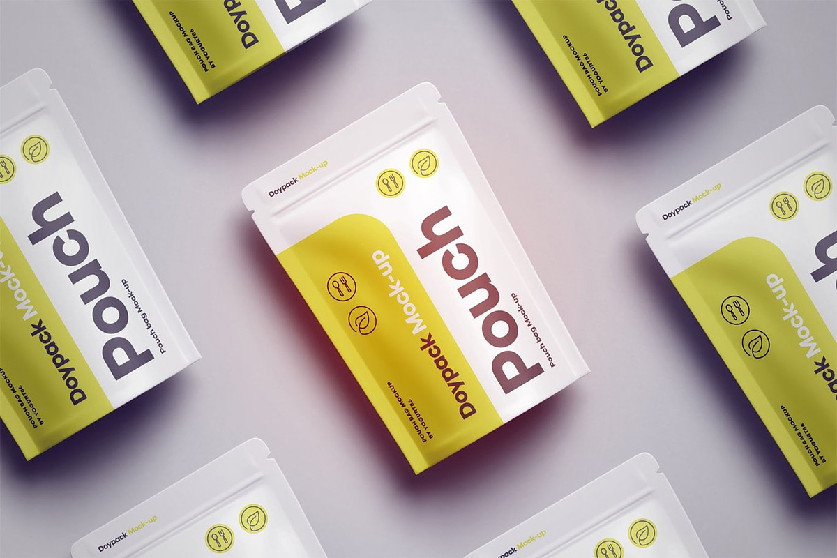 Doypack Pouch Mock-up, a Packaging Mockup by Se٧enStudio (Photo 10 of 12)