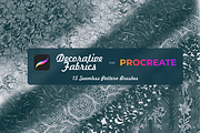 Decorative fabrics brushes Procreate, a Brush Add-On by Graphics Resources (Thumbnail 3 of 5)