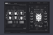 Hud Futuristic Posters Templates, a Technology Illustration by Andrew_Derr (Thumbnail 6 of 6)