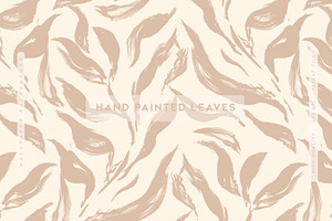 Hand Painted Leaves