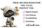 Whimsical Easter Cat Clipart Bundle, an Illustration by OK Design (Thumbnail 5 of 6)